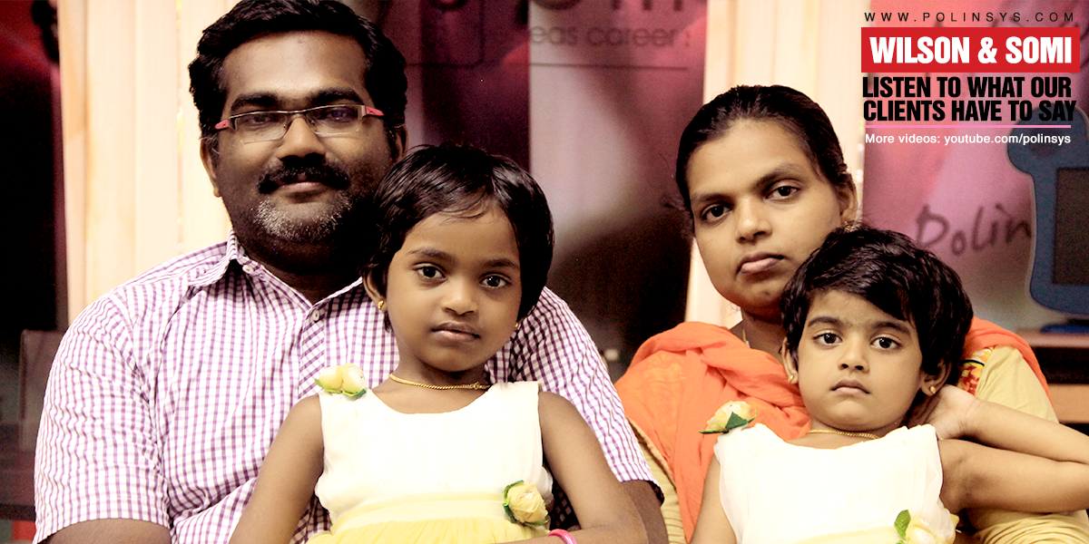 Polinsys Client Testimonial Canada Immigration, Departure to Canada, Quebec Mr Wilson & Mrs Somi