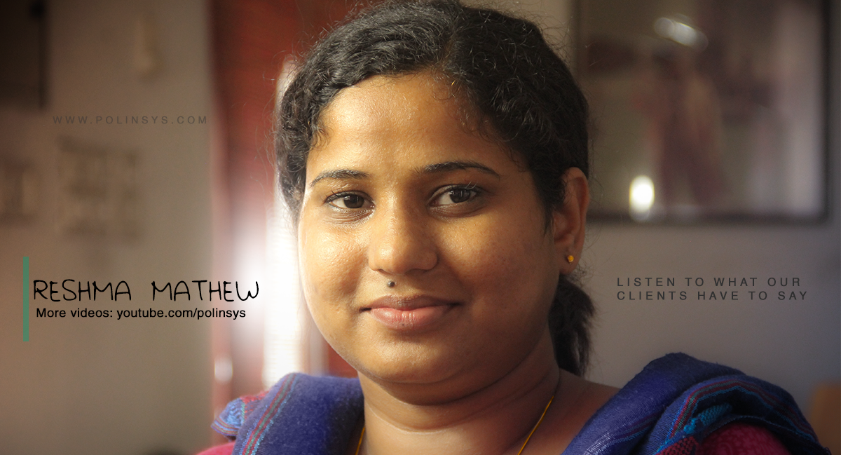 Polinsys Student Client Testimonial, Canada Education, Departure to Canada, Mrs Reshma Mathew
