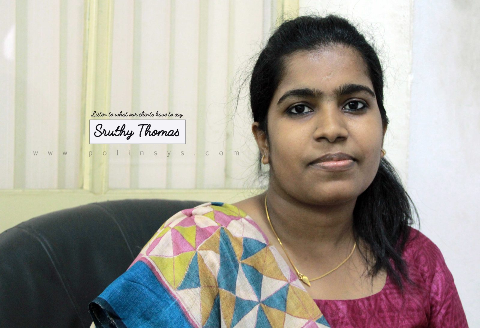 Polinsys Student Client Testimonial, Canada Education, Departure to Canada, Mrs Sruthy Thomas