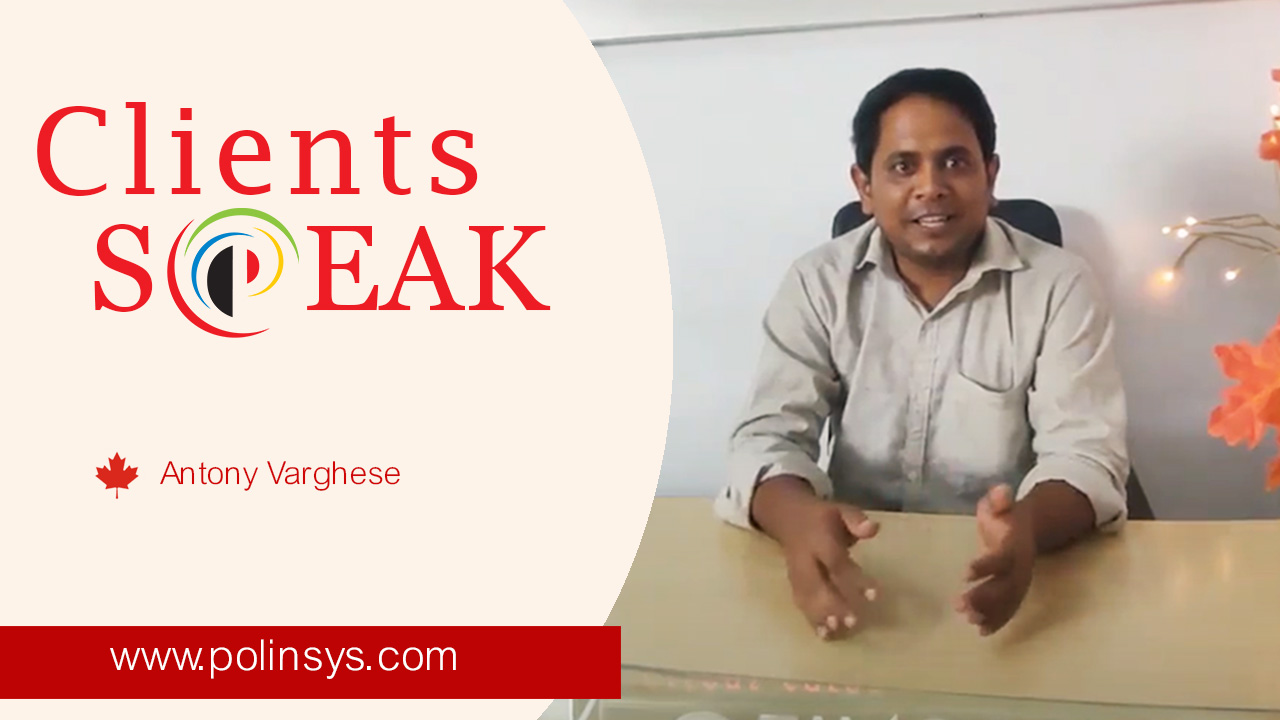 CLIENTS SPEAK| Antony Varghese | POLINSYS