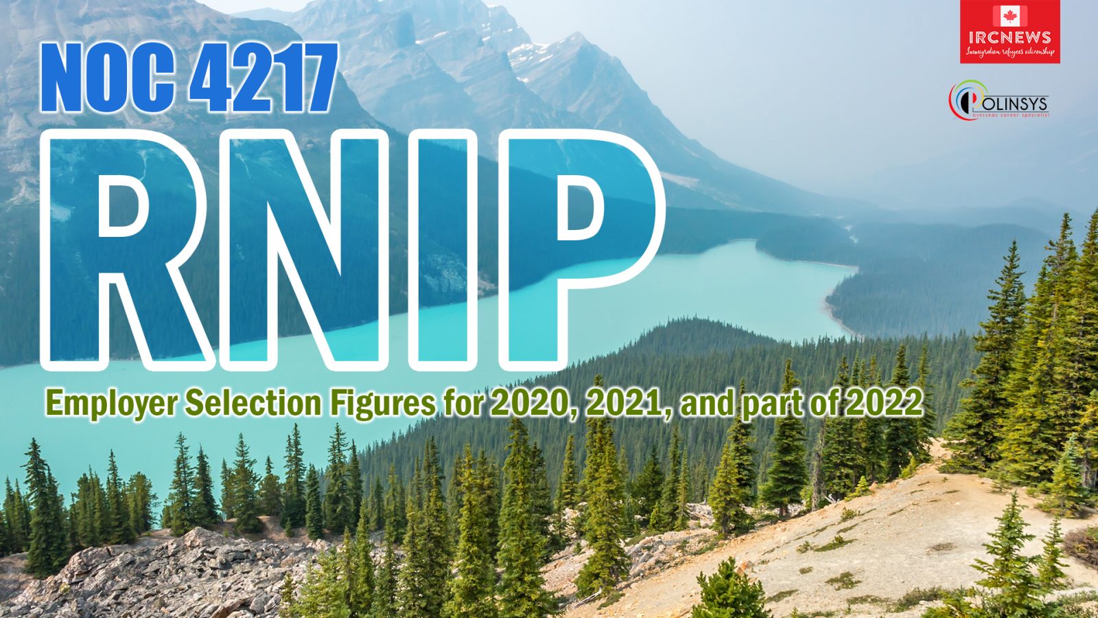 NOC 4217 RNIP Employer Selection Figures for 2020, 2021, and part of 2022