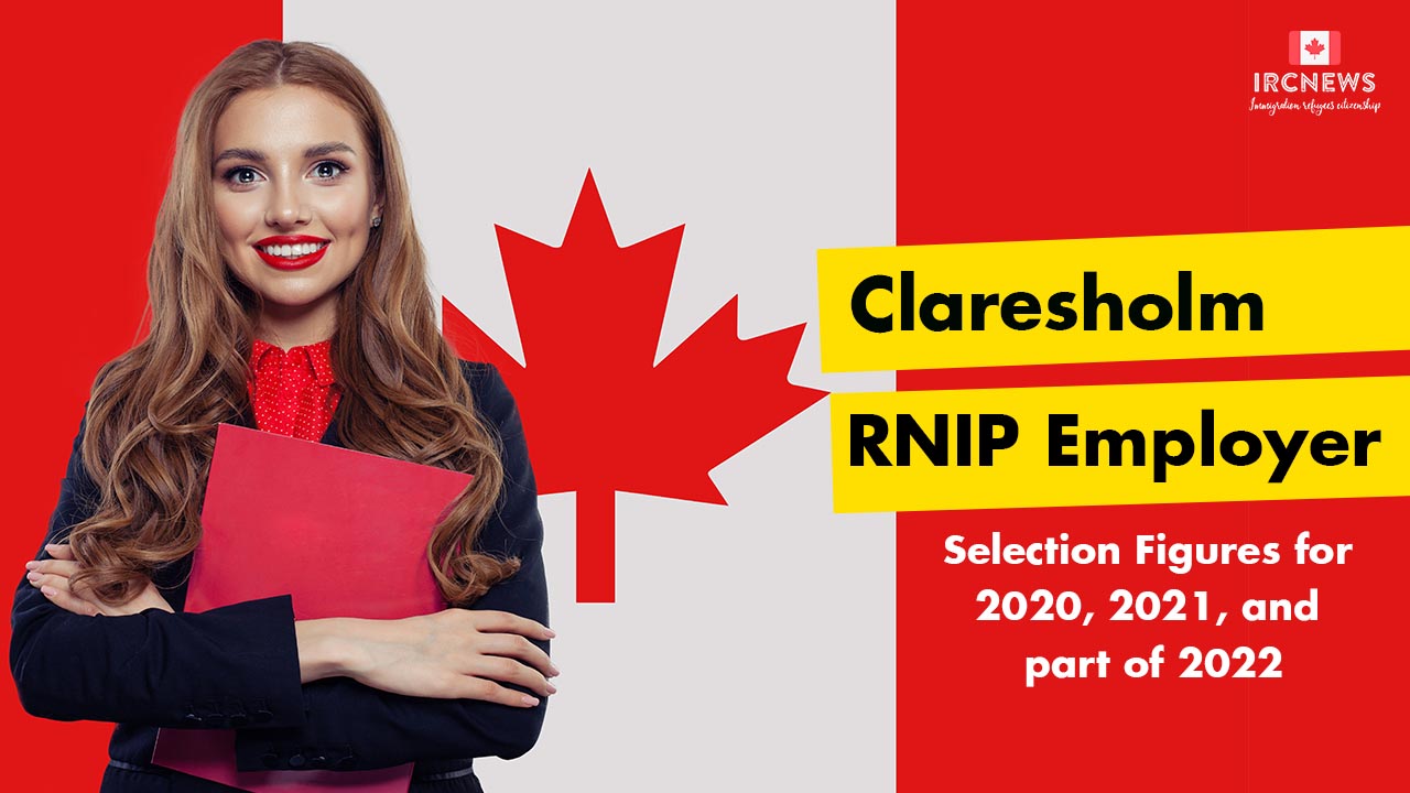 Claresholm RNIP Employer Selection Figures for 2020, 2021, and part of 2022 