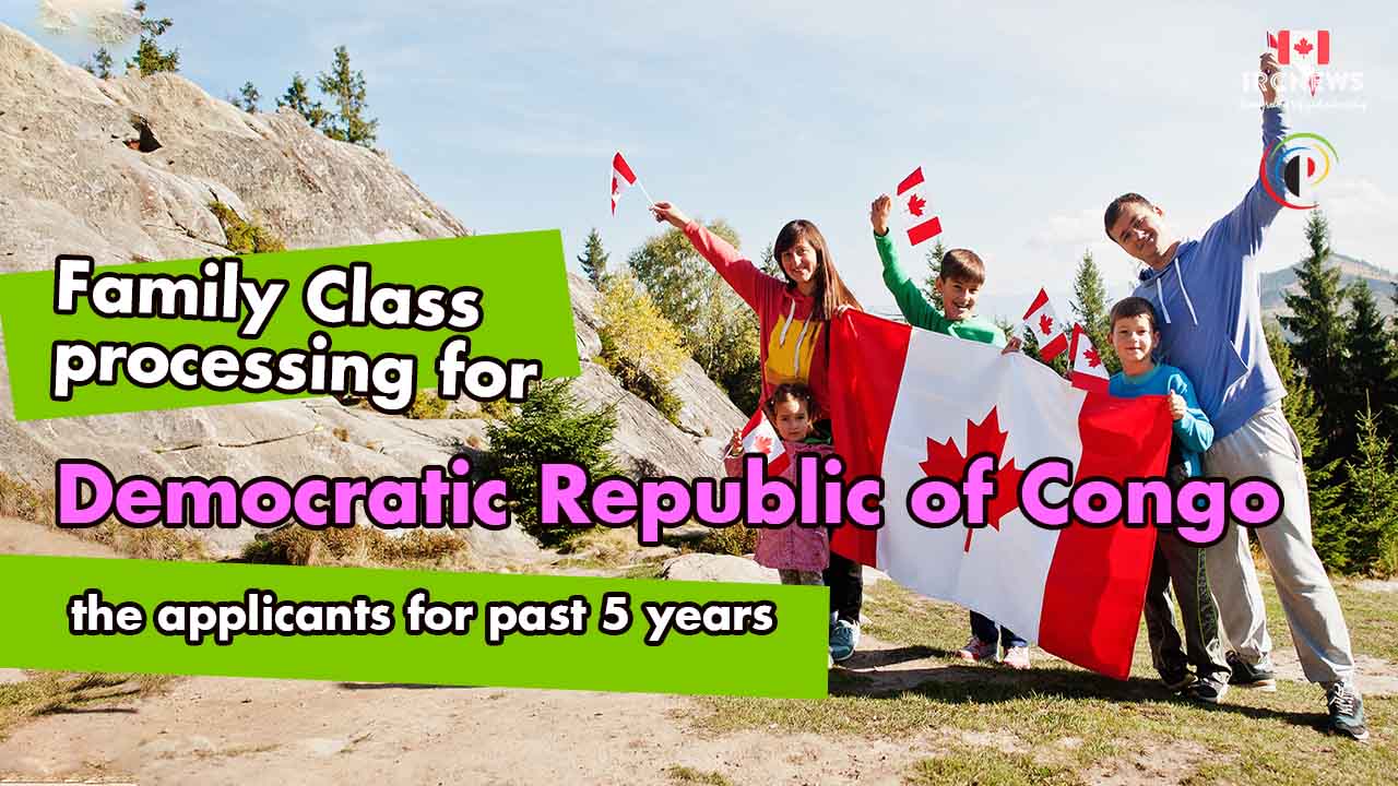 Family Class processing for Congo, Democratic Republic of the applicants for past 5 years 