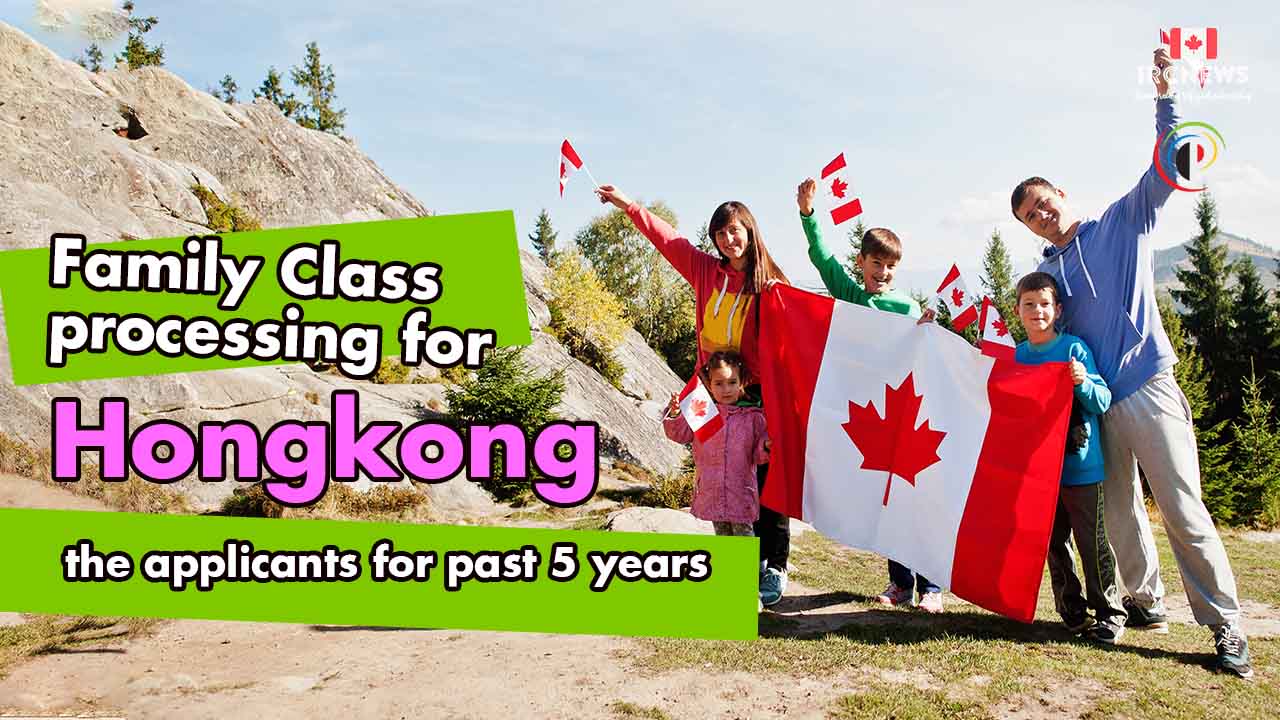 Family Class processing for Hong Kong applicants for past 5 years 