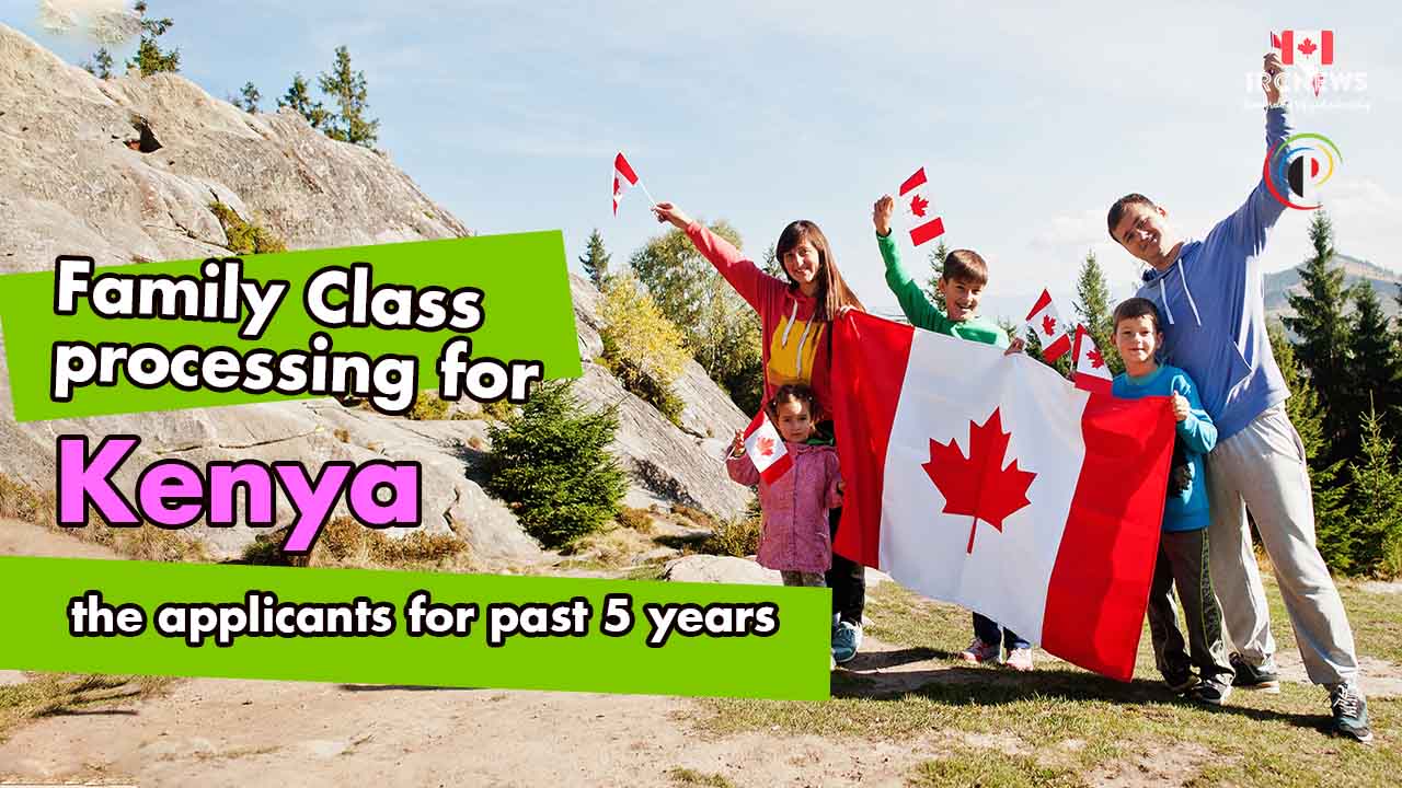 Family Class processing for Kenya applicants for past 5 years 