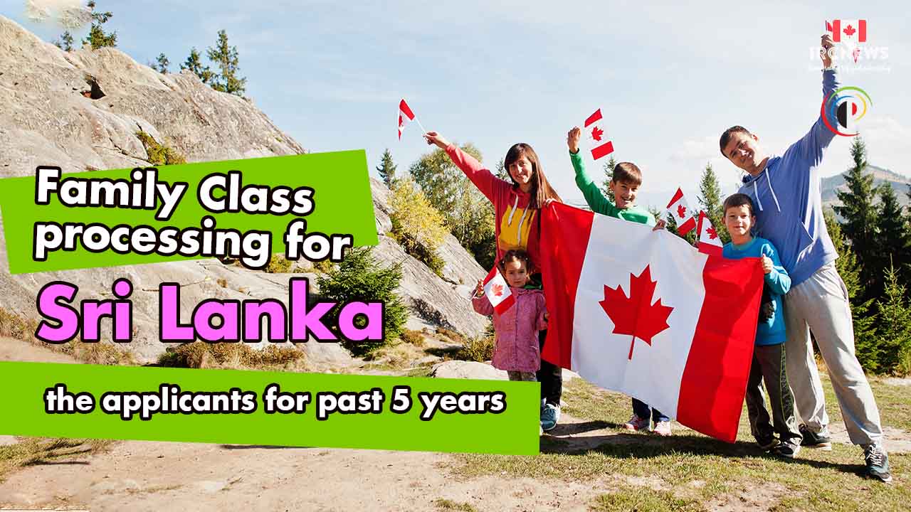 Family Class processing for Sri Lanka applicants for past 5 years 