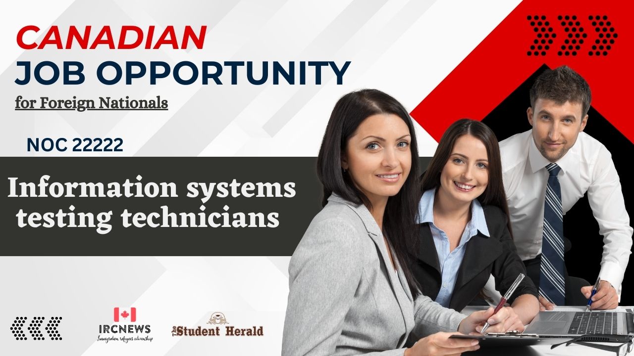 Canadian Job Opportunity for Foreign Nationals: NOC 22222, Information systems testing technicians in Ontario