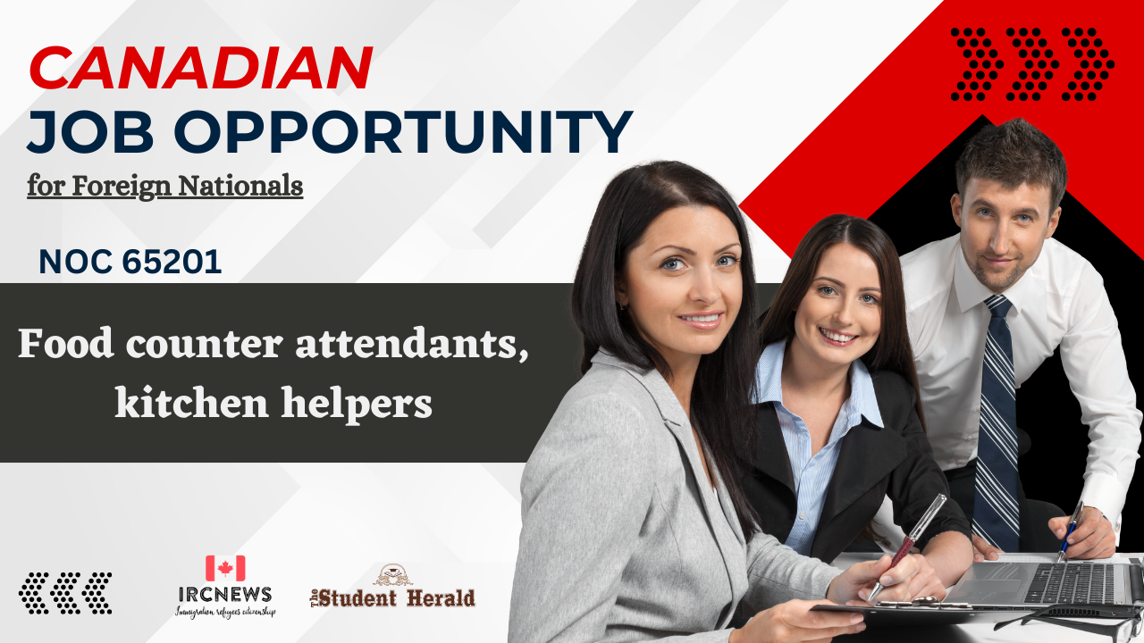 Canadian Job Opportunity for Foreign Nationals: NOC 65201, Job Title Food counter attendants, kitchen helpers in Northwest Territories