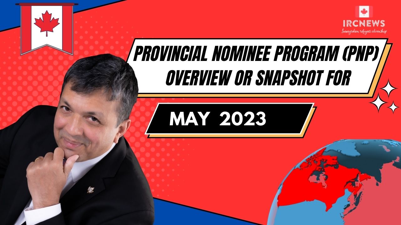 Provincial Nominee Program (PNP) overview or snapshot for May 2023
