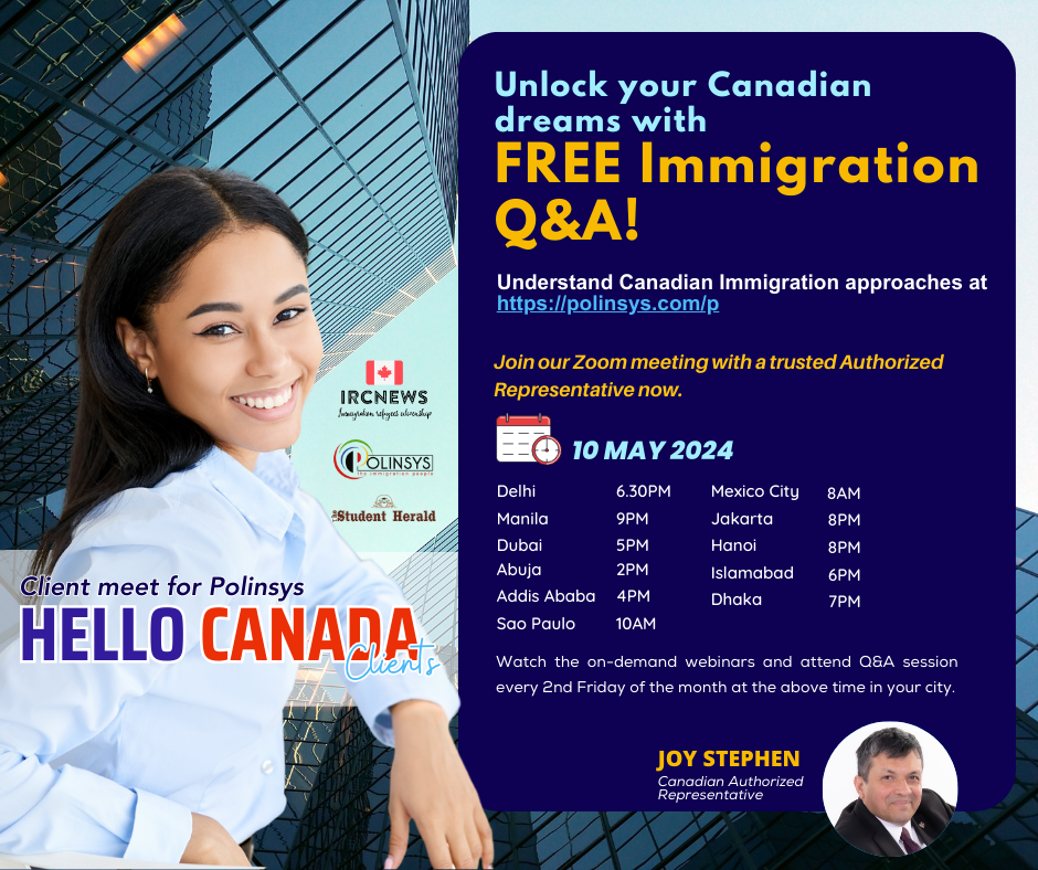 Complimentary Webinar by your Canadian Authorized Representative for Polinsys Hello Canada clients