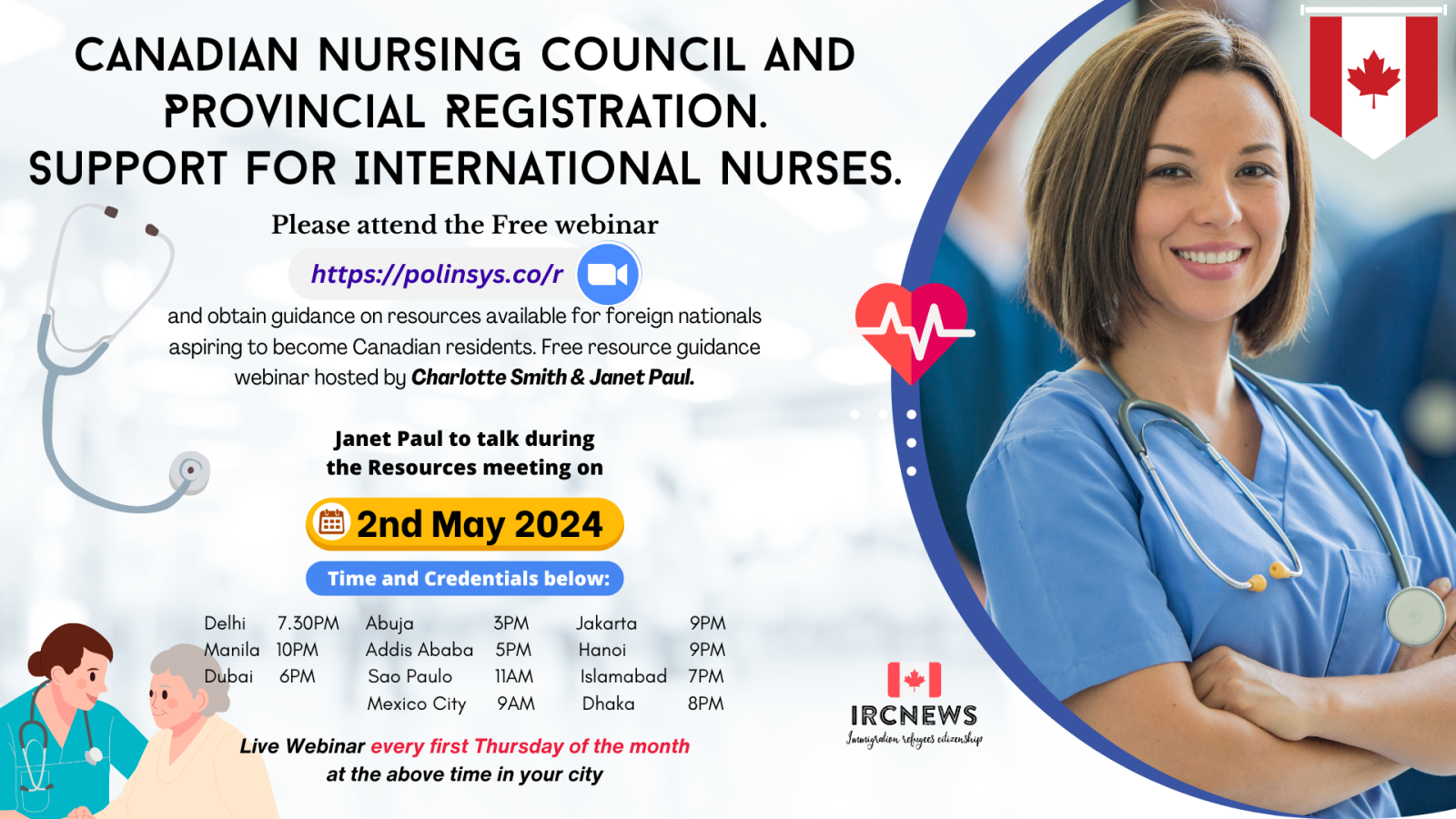 Support for International Nurses: Canadian Nursing Council & Provincial Registration