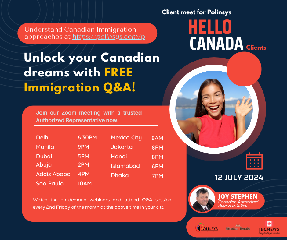 Complimentary Webinar by your Canadian Authorized Representative for Polinsys Hello Canada clients
