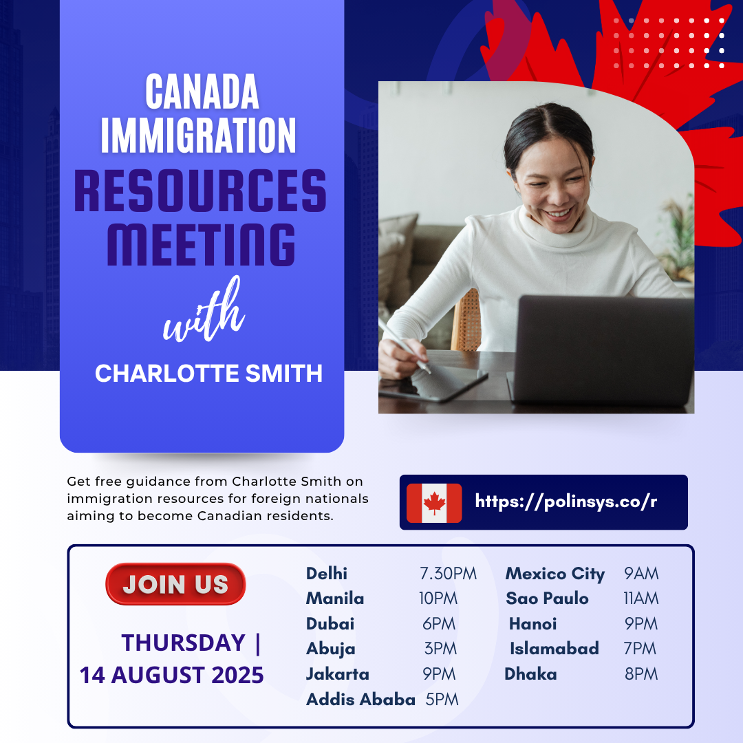 Canada Immigration Webinar: Free Expert Guidance from Charlotte Smith on August 14