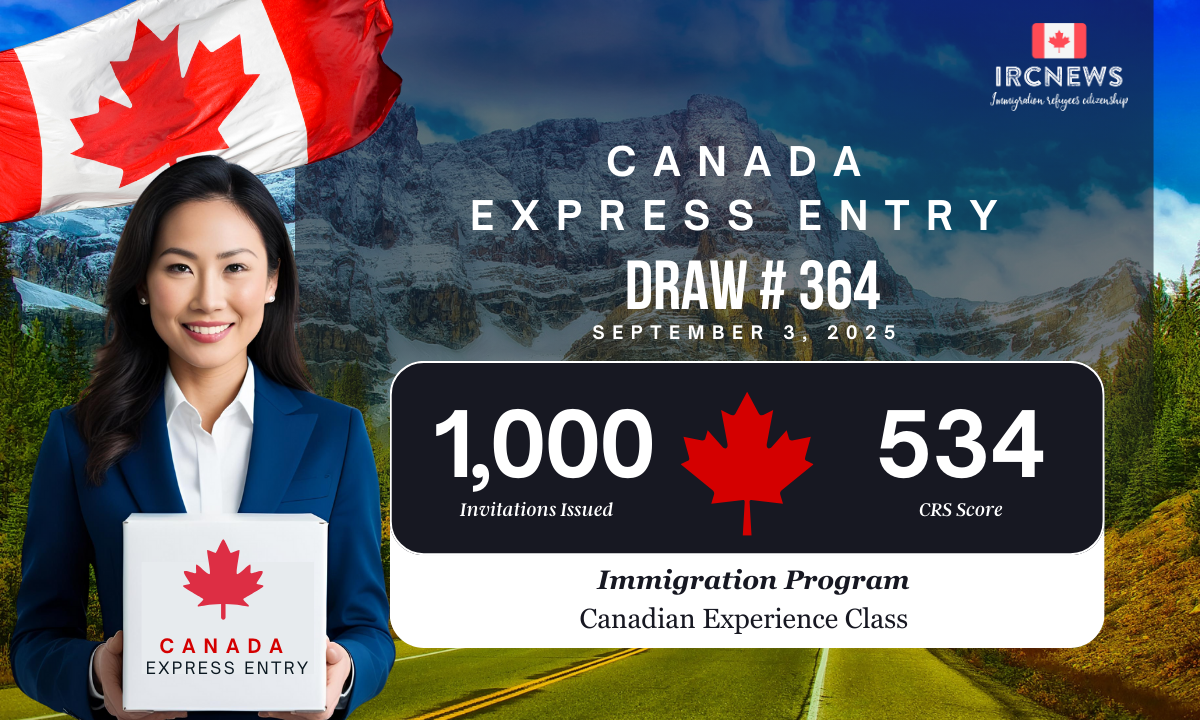 Express Entry Draw #364 – September 3, 2025 (Canadian Experience Class)